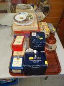 VARIOUS CHINA including boxed Royal Doulton Bunnykins / Peter Rabbit items, Wade whisky bell