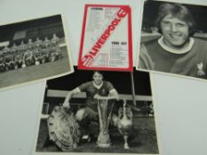 1976 FOOTBALL PROGRAMME FOR LIVERPOOL V STOKE SIGNED BY FORMER MANAGER BILL SHANKLY together with