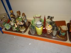 QUANTITY OF MIXED CHINA including figurines, decorative jugs ETC