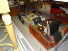 THREE CONTAINERS OF MIXED BOOKS including Children's Annuals