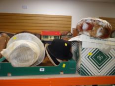 SUNDRY HATS including a Christys' bowler hat ETC