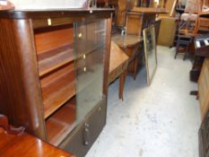 THREE ITEMS OF FURNITURE comprising a Beresford & Hicks mahogany sideboard, marquetry bureau,