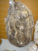 VICTORIAN PLASTER MAQUETTE OF THE DEPOSITION, 85cms high Provenance:PLEASE SEE FULL PROVENANCE /