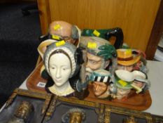 QUANTITY OF ROYAL DOULTON & OTHER CHARACTER JUGS