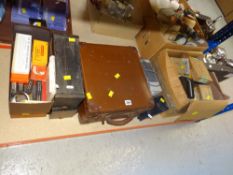 VINTAGE PHOTOGRAPHIC PARCEL including large quantity of early 20th Century glass slides, world