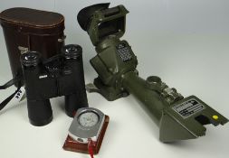 GOOD PAIR OF ZEISS DIALYT BINOCULARS with original leather case, 10 x 40, number 1507577, together
