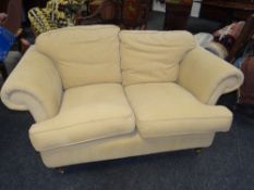 LARGE PARCEL OF MIXED FURNITURE including pair of armchairs, Ercol three-piece suite, corner cabinet