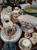 COLLECTION OF VARIOUS PATTERNED TEAWARE including New Chelsea 'Tuscan'