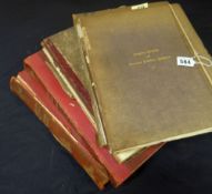 FIVE BOOKS RELATING / BY AUGUSTUS PUGIN including 'Details of Ancient Timber Houses', dated 1836, '