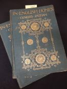 TWO ANTIQUARIAN BOOKS 'In English Homes Vol 1' and 'In English Homes Vol 2' by Charles Latham, dated