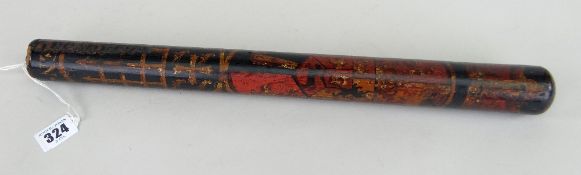 GEORGE III PAINTED TRUNCHEON FOR CITY OF WESTMINSTER having GR cypher to the top and with painted