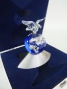 BOXED SWAROVSKI CRYSTAL 'PLANET MILLENNIUM 2000' SCULPTURE