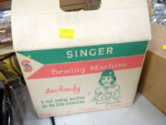 BOXED CHILD'S SINGER SEWING MACHINE