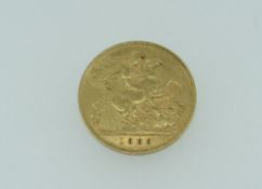 EDWARD VII GOLD HALF SOVEREIGN dated 1909