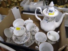 ROYAL ALBERT 'BRIGADOON' COFFEE SET