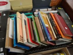 CRATE OF MAINLY WELSH LANGUAGE ACADEMIC BOOKS