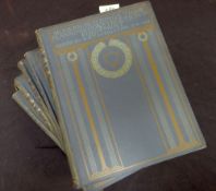 'MODERN BUILDINGS - THEIR PLANNING CONSTRUCTION & EQUIPMENT' VOLUMES 2-6 by GAT Middleton, dated