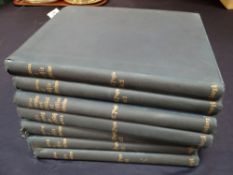 SERIES OF VOLUMES BY A W PUGIN including two volumes of 'Specimens of Gothic Architecture', three