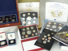 A COLLECTION OF QUEEN ELIZABETH II COMMEMORATIVE & PROOF PACKS OF COINAGE