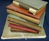 EIGHT ANTIQUARIAN BOOKS RELATING TO OLD CROSSES & MONUMENTS together with pamphlet relating to the