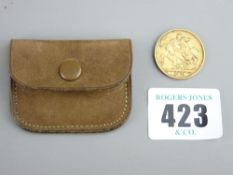 A VICTORIA FULL GOLD SOVEREIGN 1891, 8gms