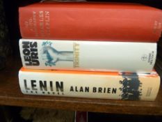 LEON URIS TRINITY 'Charles Chaplin, My Autobiography' and 'Lenin' the novel by Alan Brien
