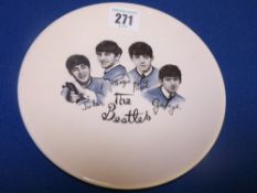 THE BEATLES DISPLAY PLATE, 18cms diameter
