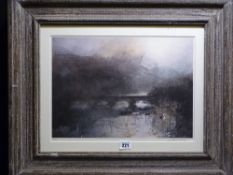 WILLIAM SELWYN artist's proof print - 'Bridge at Llyn Padarn', signed in pencil, 29 x 39cms