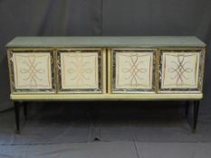 A CIRCA 1950 FOUR DOOR SIDEBOARD by Italian designer Umberto Mascagni, which incidentally was an