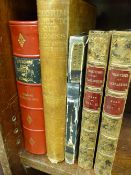 THOMAS PENNANT 'Journey from Chester to London' 1811 - rebound in red, 'Pilgrimage to Old Homes',