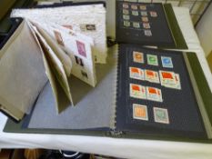 A GOOD TWO ALBUM COLLECTION OF CHINA POSTAGE STAMPS well laid with notes and indicators, dates