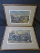 KEITH ANDREW signed limited edition prints, a pair - titled 'Skerrier's Cottage' No (20/600) and 'By