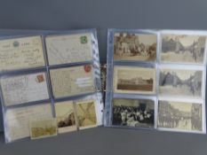 A COLLECTION OF SIXTY SIX VINTAGE POSTCARDS, Anglesey views, an 'F Bedford Carte de Visite', rear