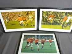 WELSH RUGBY LEGENDS SIGNED LIMITED EDITION PHOTOGRAPHS all with 'Bigbluetube' certificate of