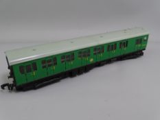 MODEL RAILWAY - HORNBY DUBLO 2250 - two rail Electric Motor Coach only in Dublo repair box (no lid)
