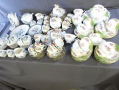 THREE VINTAGE PART TEA SETS to include thirty six piece Wedgwood 'Isis', thirty plus pieces of Royal