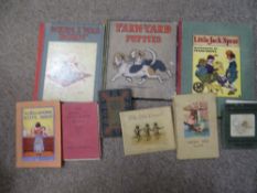 FARM-YARD PUPPIES by Cecil Aldin and other children's books, 'When I was born' illustrated by