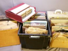 VINYL BOX SETS AND 78s, a large parcel, mainly classical