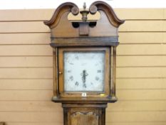 A CIRCA 1800 OAK LONG-CASE CLOCK by W Ryder Welshpool requiring full restoration including a