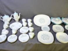 A ROYAL ALBERT ' FESTIVAL' PART TEA SERVICE with a Midwinter Style craft 'Fashion Shape' part dinner