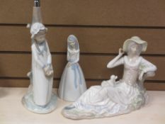 THREE SPANISH FIGURINES