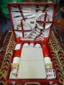 AN AS NEW BREXTON PICNIC BOX AND CONTENTS