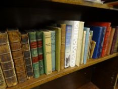 A COLLECTION OF 18TH CENTURY & LATER BOOKS (to one shelf) various titles to include 'The Irish,