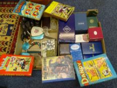BOXED CRYSTAL, ebony elephants, children's annuals and other collectables, crystal maker's include