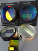 FIVE VARIOUS, POSSIBLY LASER INSTRUMENT LENSES