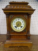 A GERMAN EIGHT DAY STRIKE BRACKET CLOCK