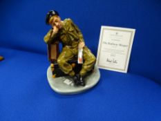 ROYAL DOULTON FIGURINE, 'The Railway Sleeper' HN4418 with certificate