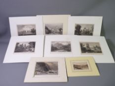 PRINTS - seven prints of various scenes, various sizes