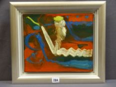 MAURICE COCKRILL oil on box canvas - Conwy Falls, signed and dated canvas verso 2011, 25 x 30cms