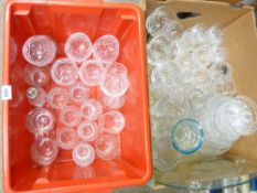 QUALITY DRINKING GLASSWARE and similar items in two boxes